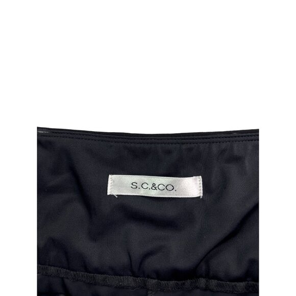 S.C. & CO. Womens Black Skort Size XL Rayon Blend Pull On Basic Classic - Picture 5 of 7